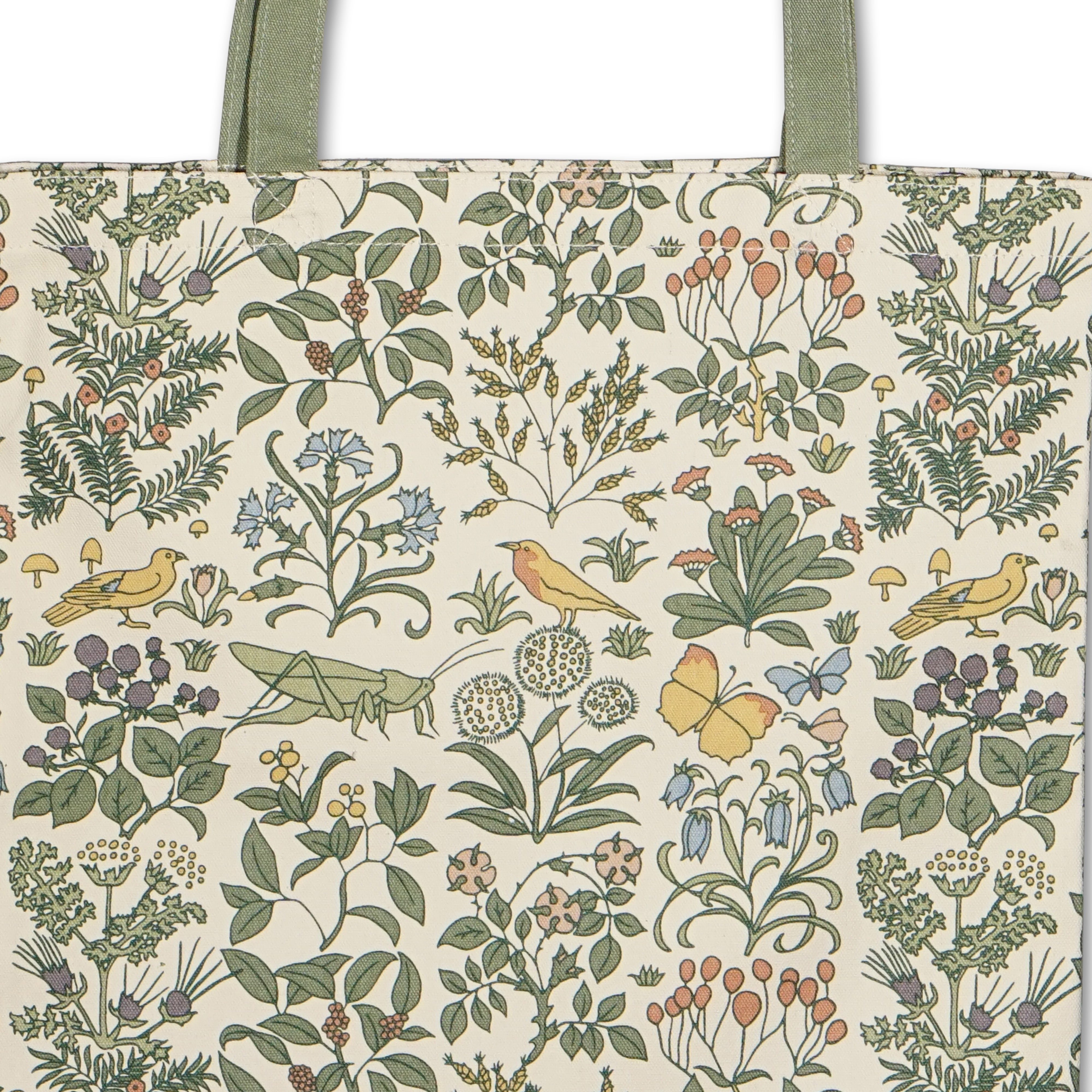 Arts Crafts Voysey Apothecary sac shopper vert