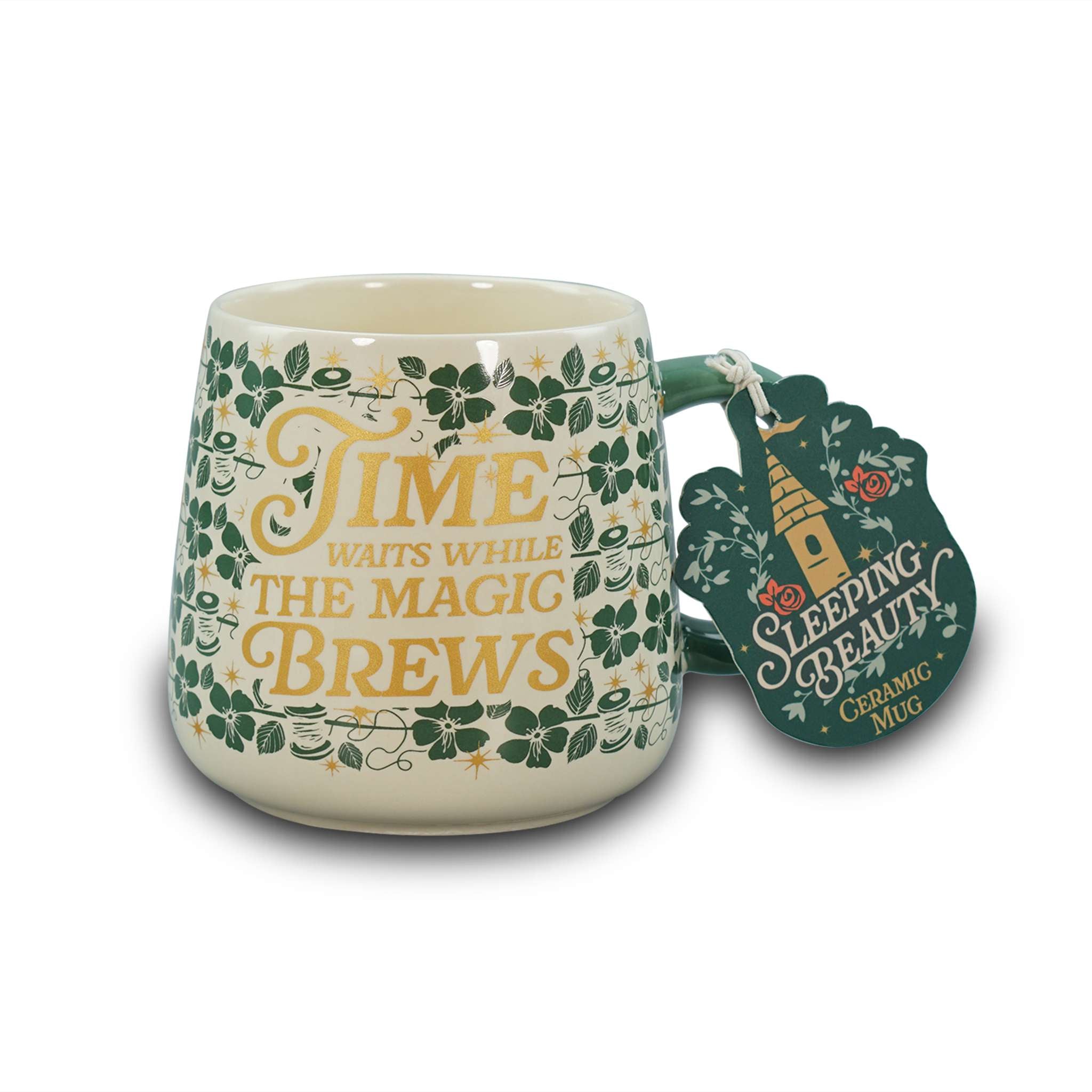 HMB Sleeping Beauty mug 37 cl vert floral