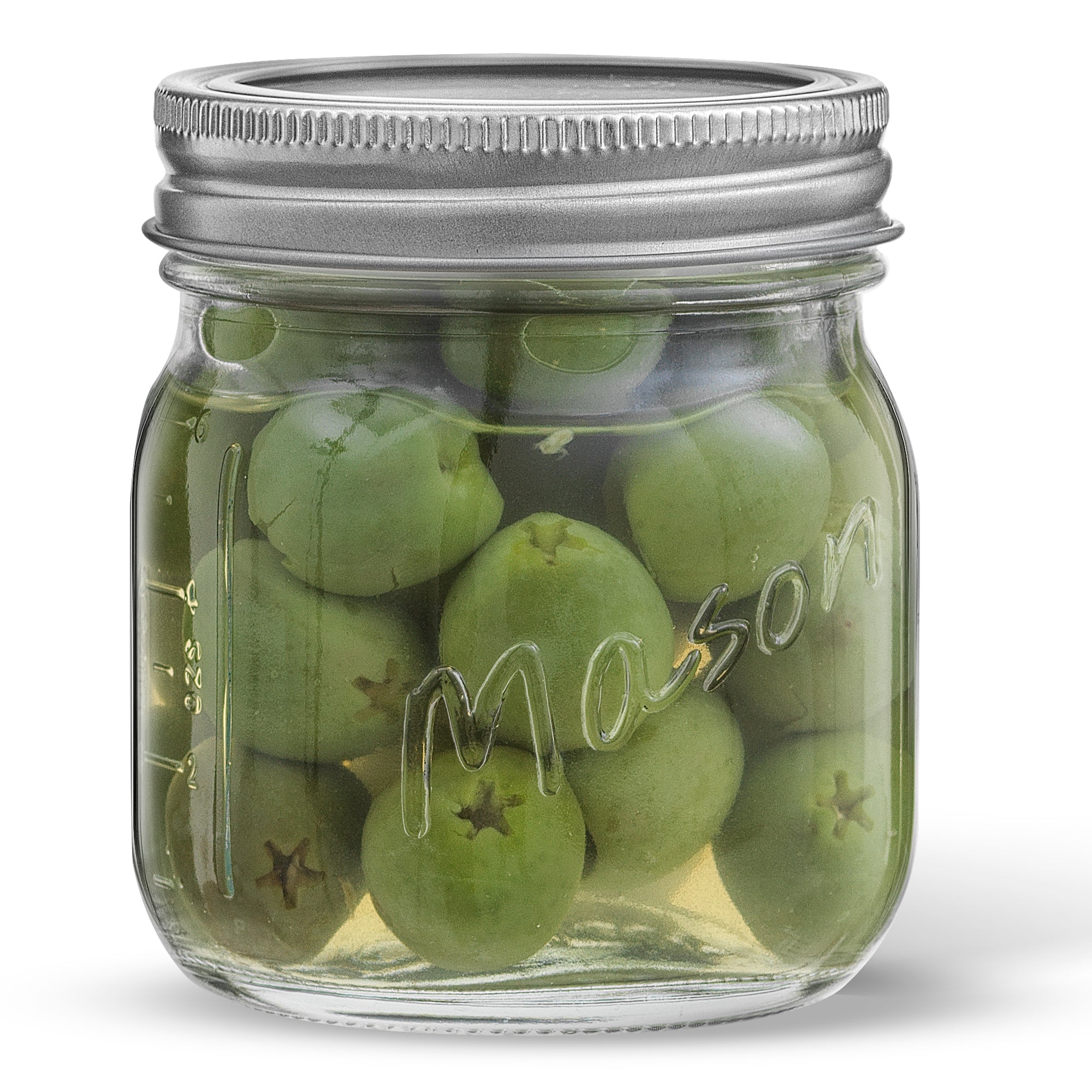 JoyJolt bocaux mason jar verre hermétique lot de 6 gradué