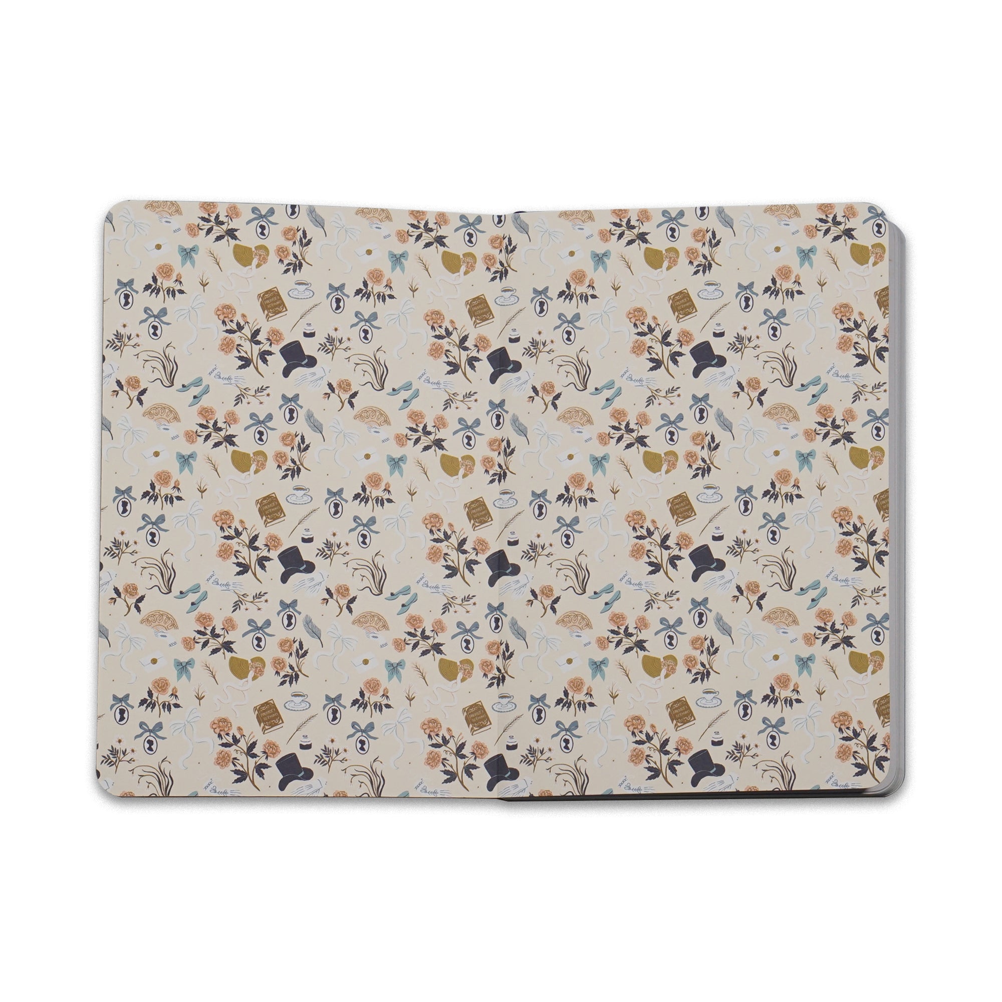 Pulteney Press Pride & Prejudice carnet A5 souple bleu