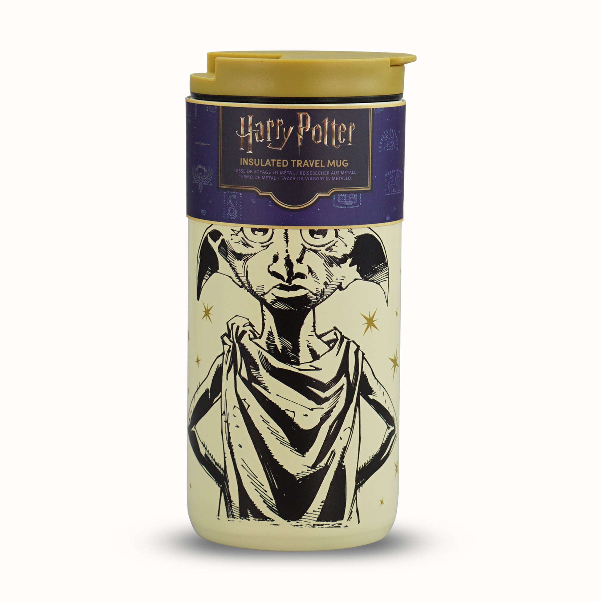 Harry Potter travel mug inox Dobby 35 cl crème