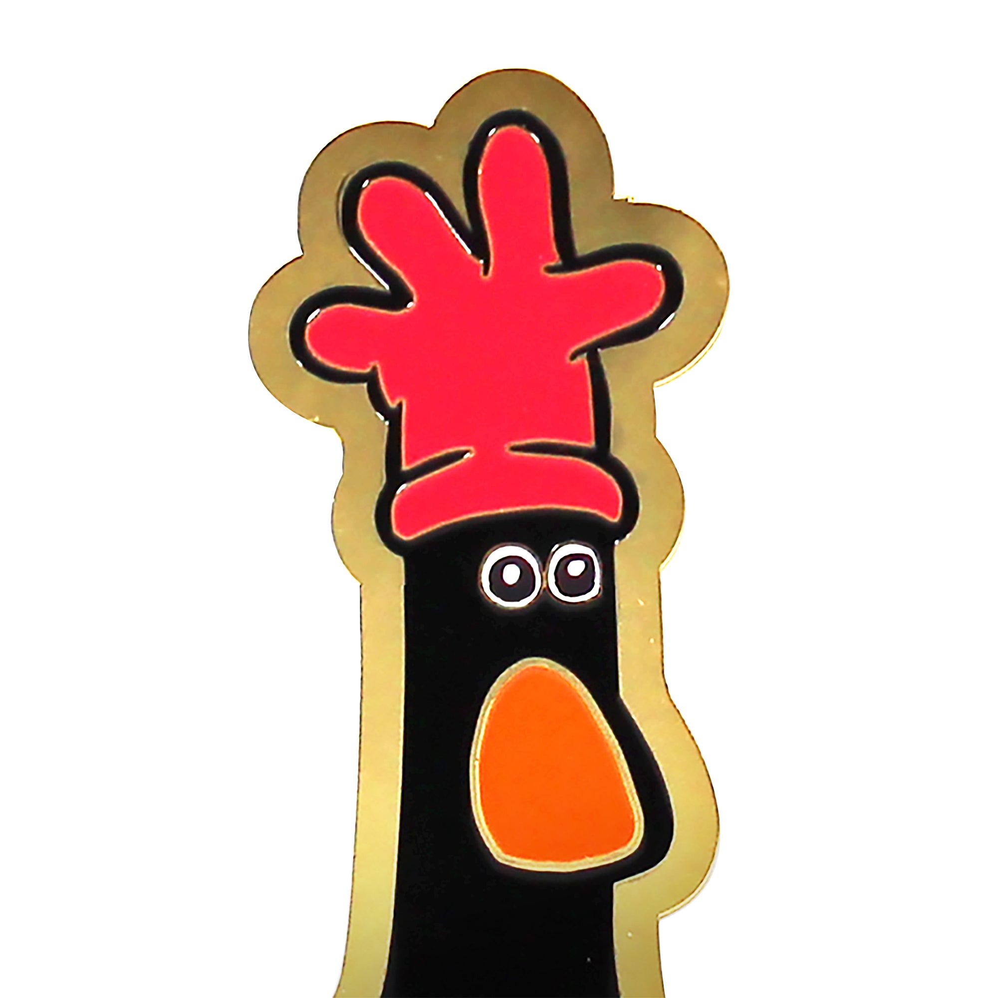 Wallace & Gromit Feathers marque-page métal noir 12,5 cm