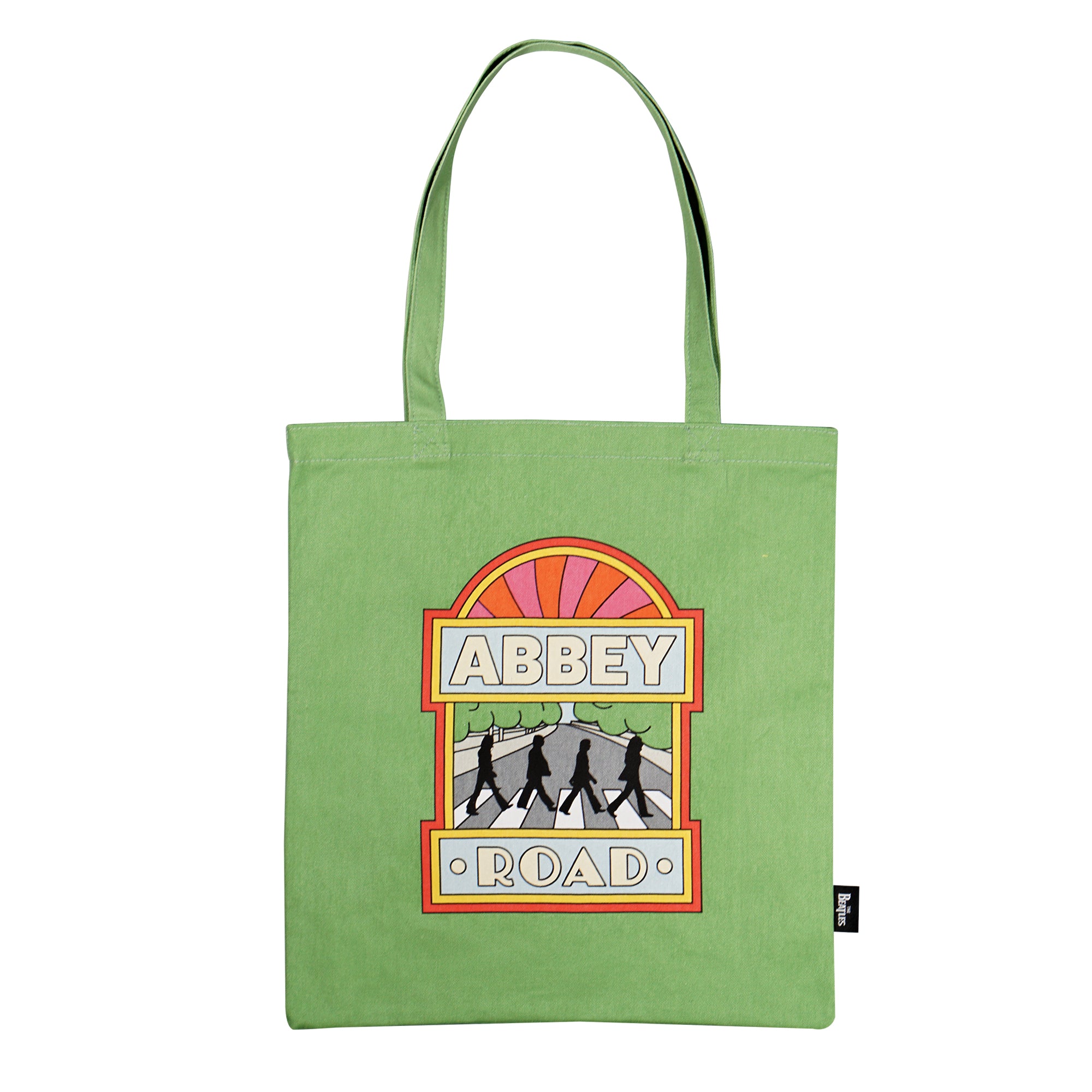 HMB The Beatles Abbey Road tote bag coton recyclé vert