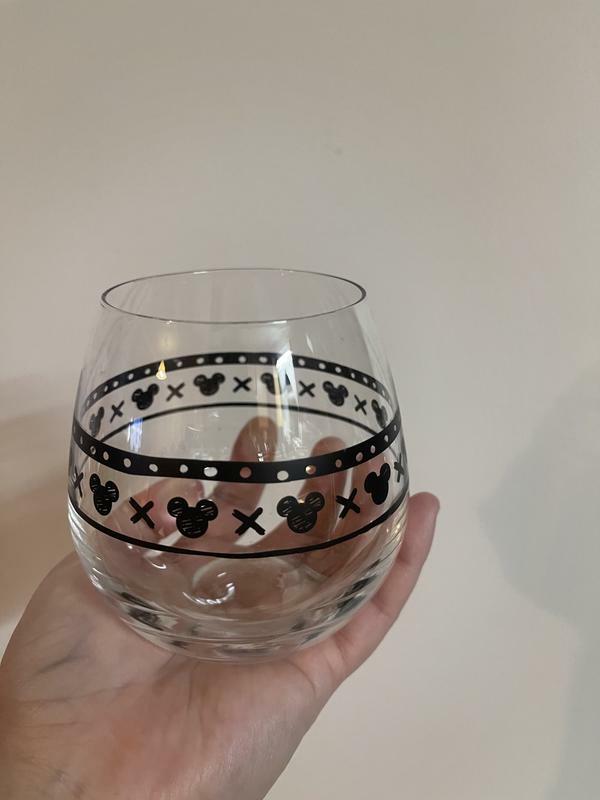 JoyJolt Geo Picnic verres vin sans pied Mickey 4x44 cl blanc