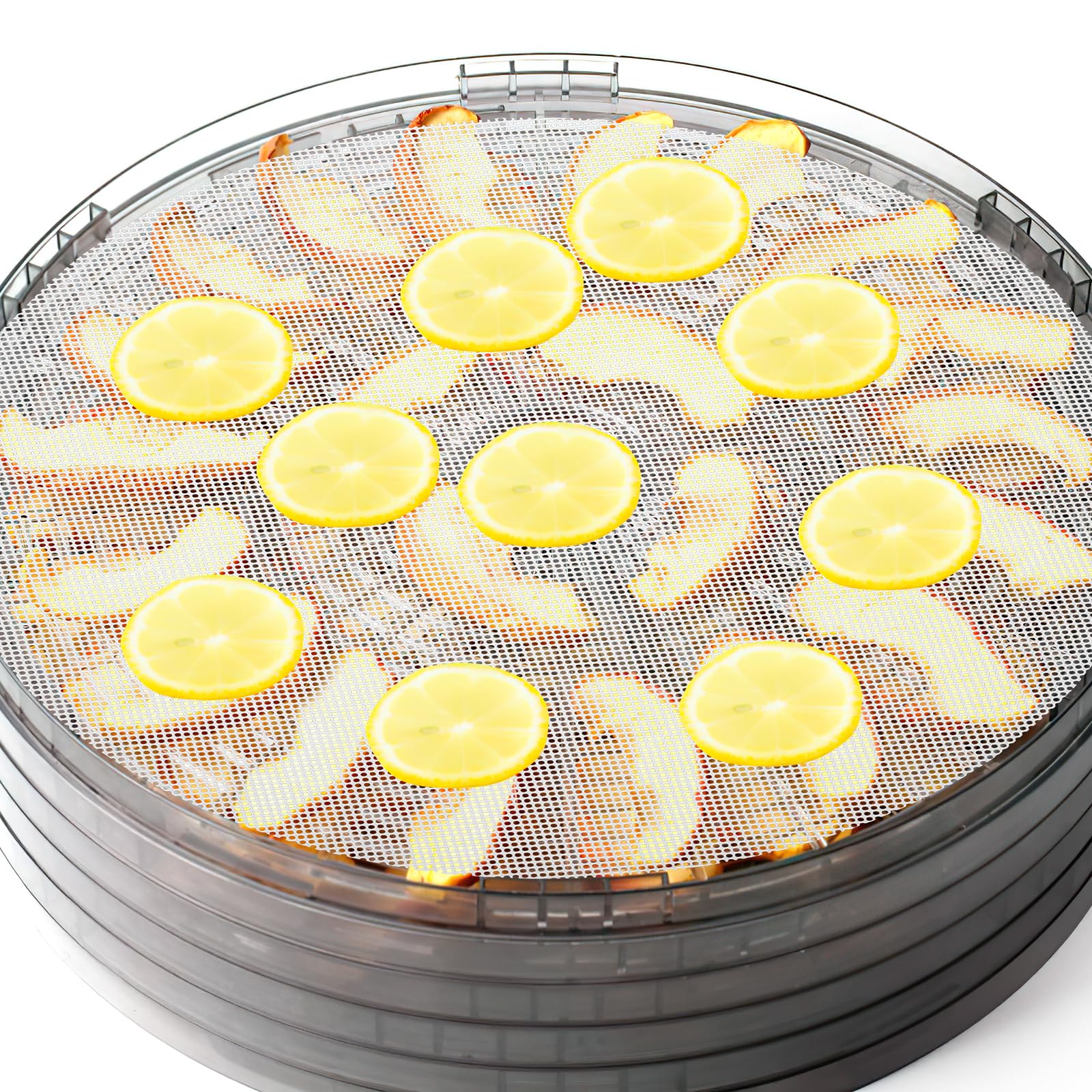 Alipis Feuille Deshydrateur silicone rond 9x 13 pouces