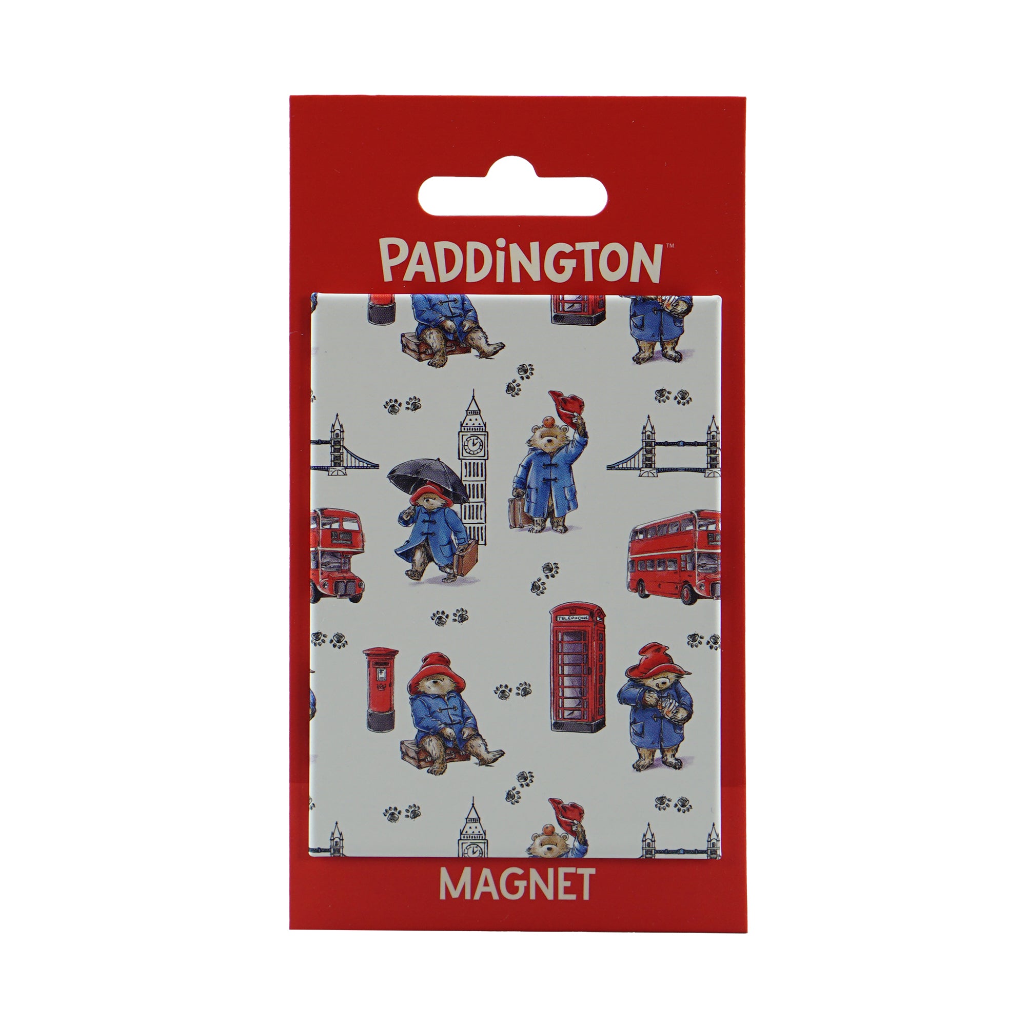 Paddington London aimant métal bleu