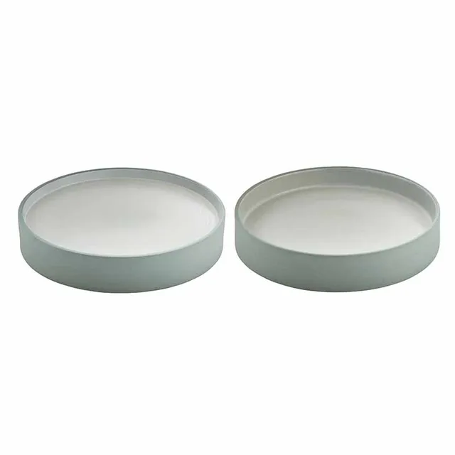Artis 2in1 assiette creuse 24 cm gris blanc