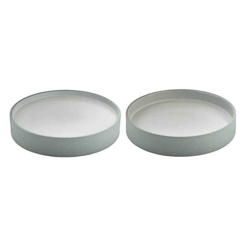 Artis 2in1 assiette creuse 24 cm gris blanc