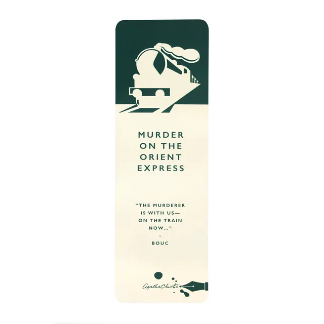 Agatha Christie Orient Express marque-page papier ruban