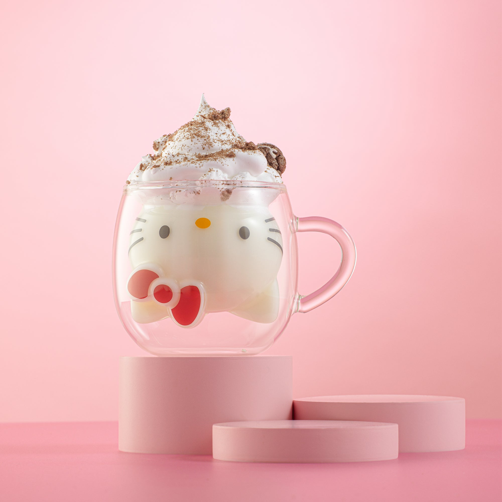 JoyJolt Hello Kitty mug double paroi verre 40cl