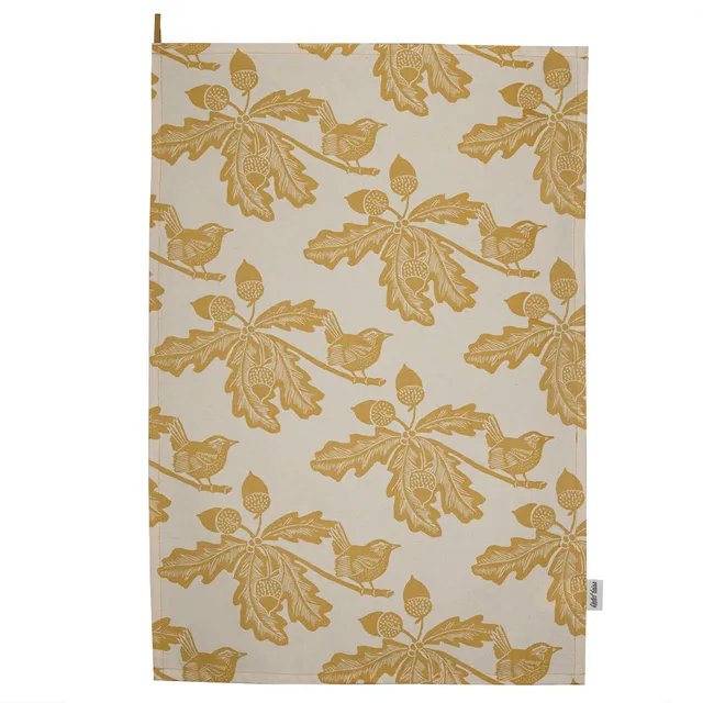 HMB Kate Heiss torchon Woodland ocre coton recyclé