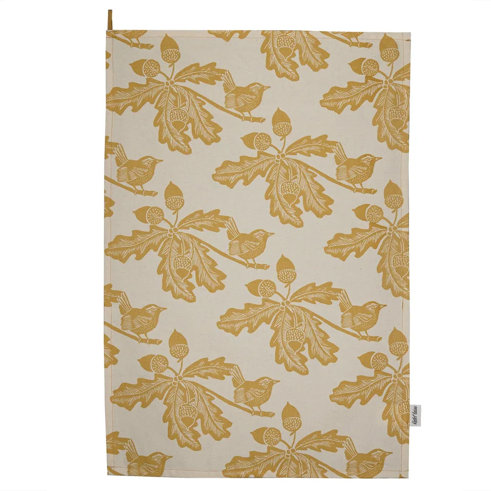 HMB Kate Heiss torchon Woodland ocre coton recyclé