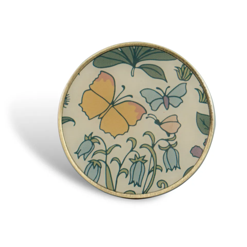 HMB Arts & Crafts Society Voysey pin badge vert