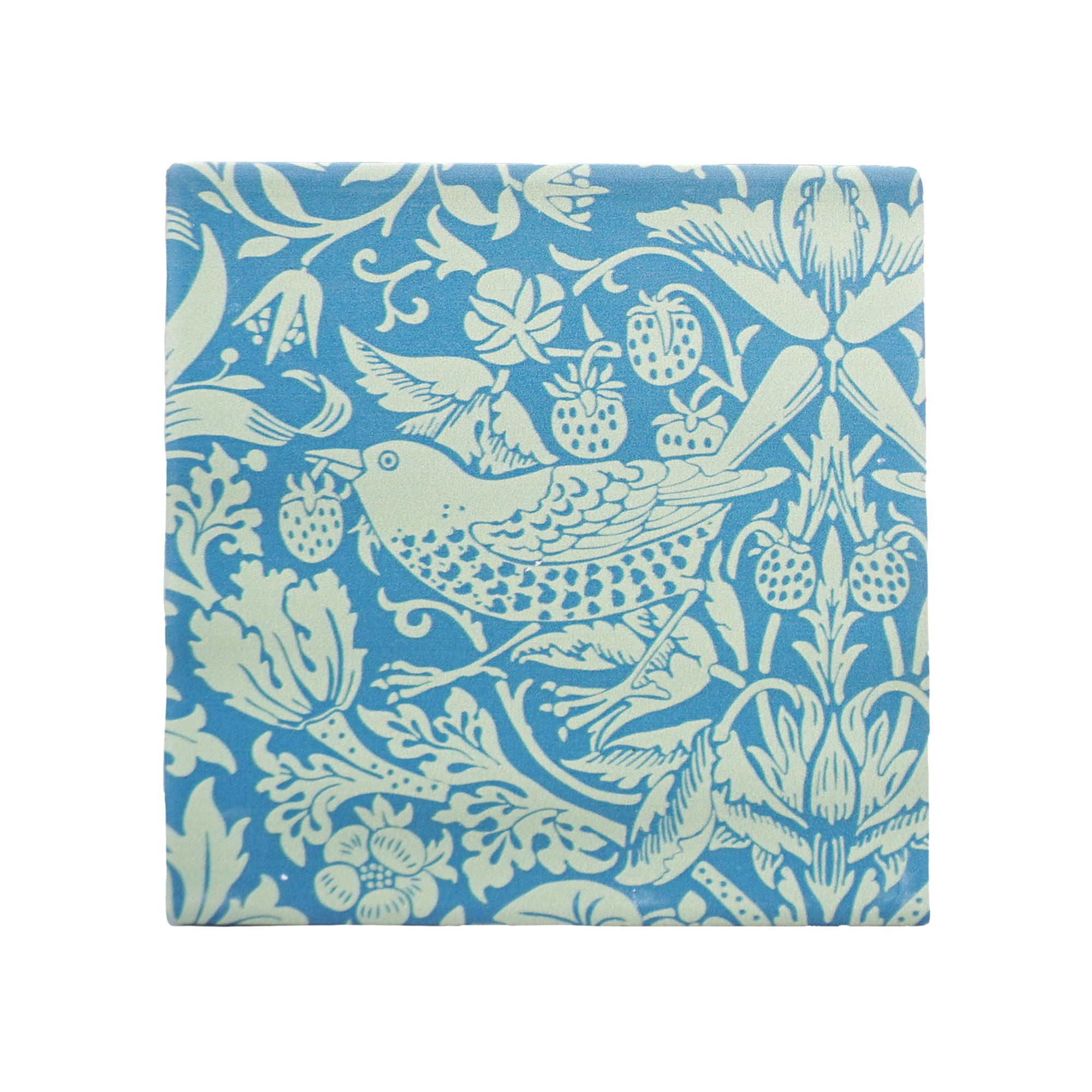 HMB William Morris Sage dessous de verre céramique x2