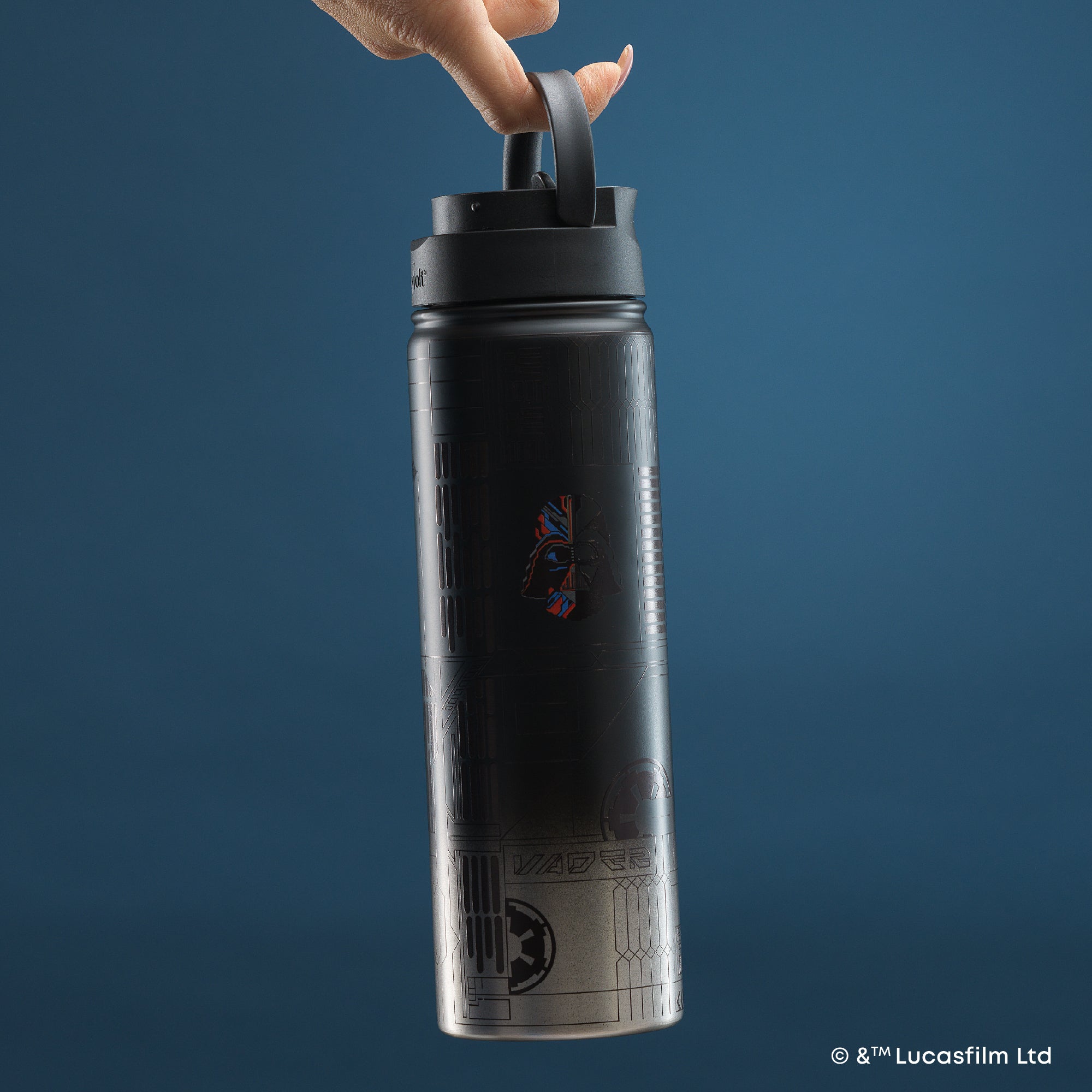 JoyJolt Star Wars Darth Vader gourde inox 65 cl paille