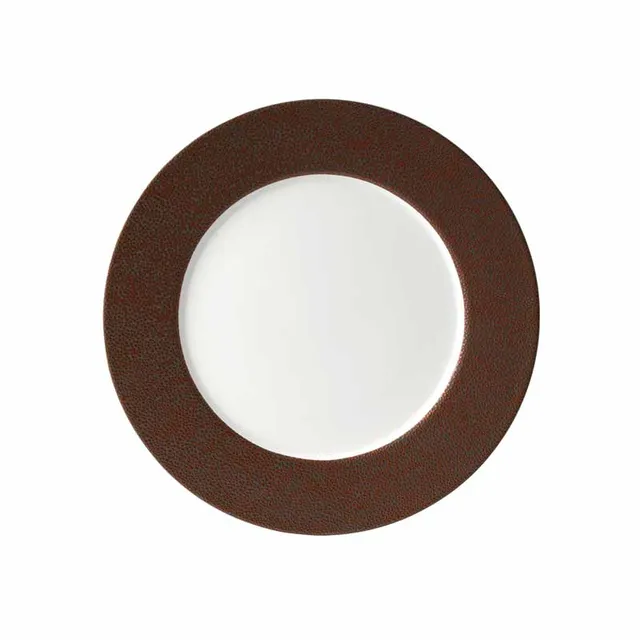 Artis Purity Pearls assiette plate 29 cm bord cuivre