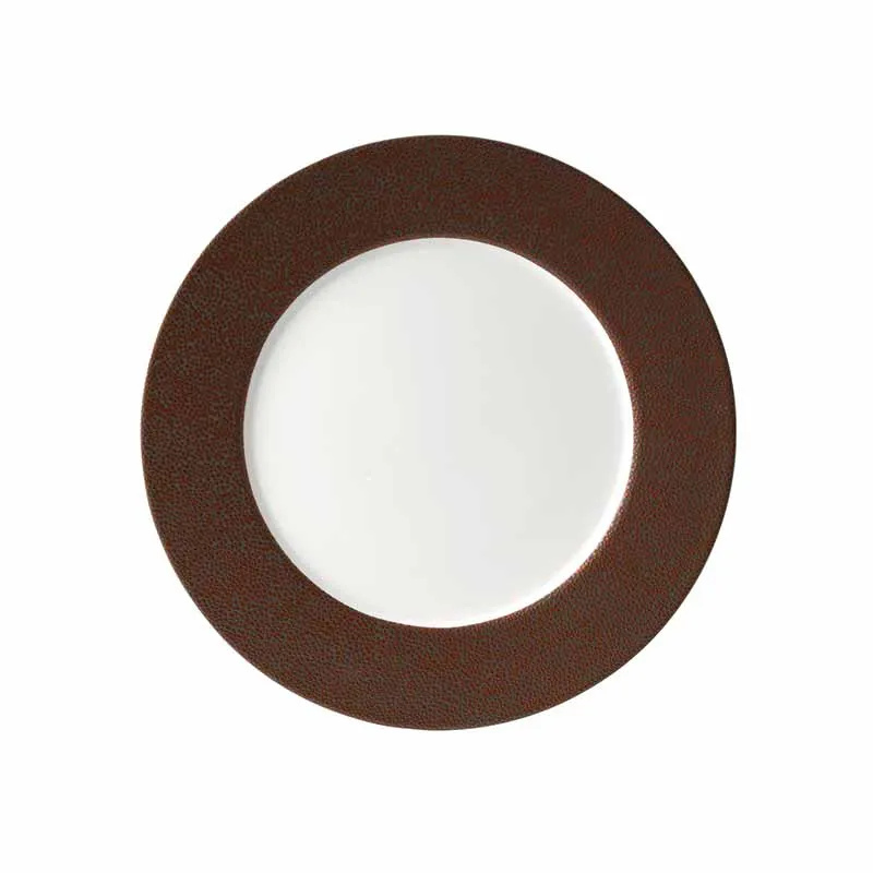 Artis Purity Pearls assiette plate 29 cm bord cuivre