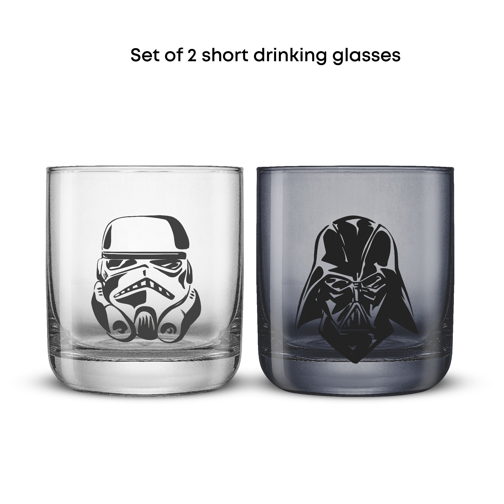 JoyJolt Star Wars Dark Side lot 2 verres courts 30 cl