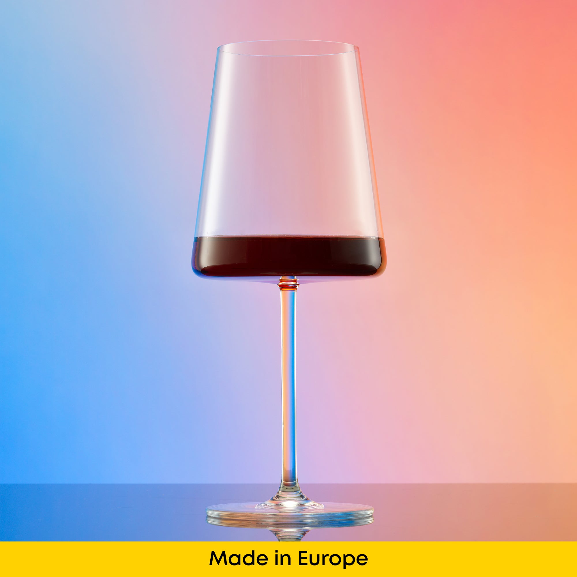 JoyJolt Aura verres à vin rouge lot de 4 cristal