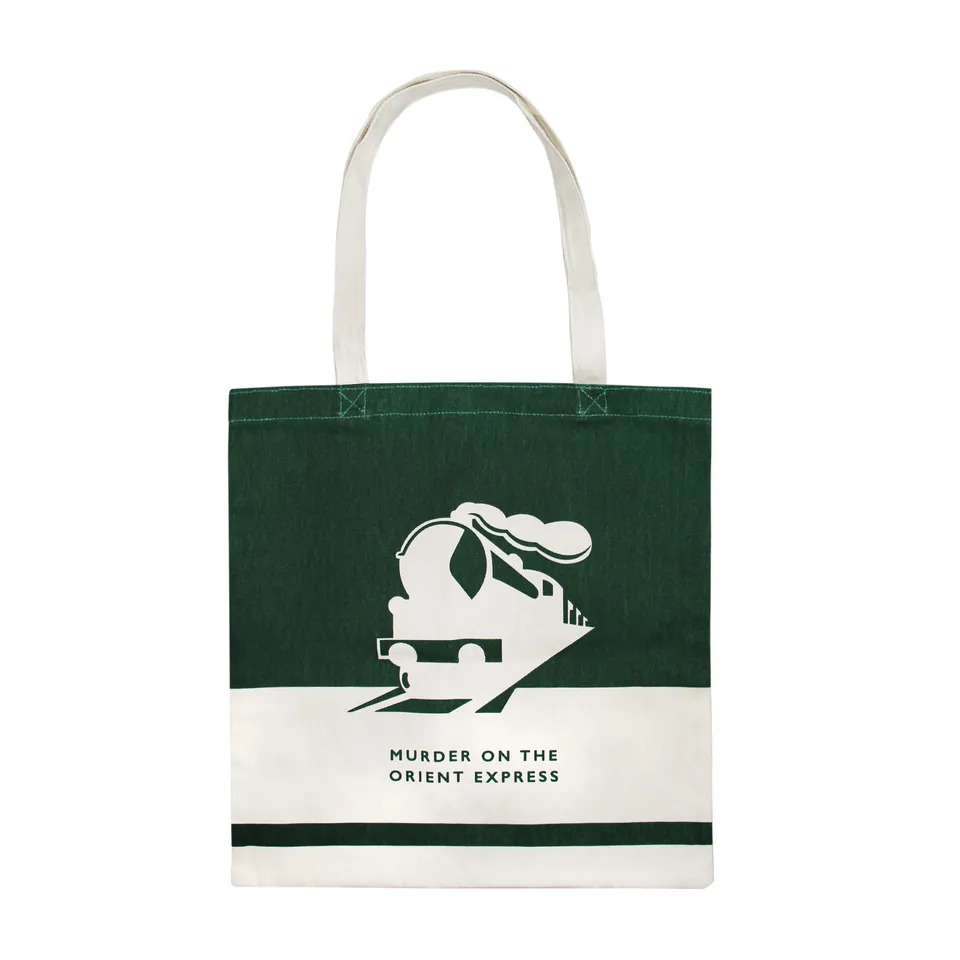 HMB Agatha Christie Orient Express sac shopper coton recyclé