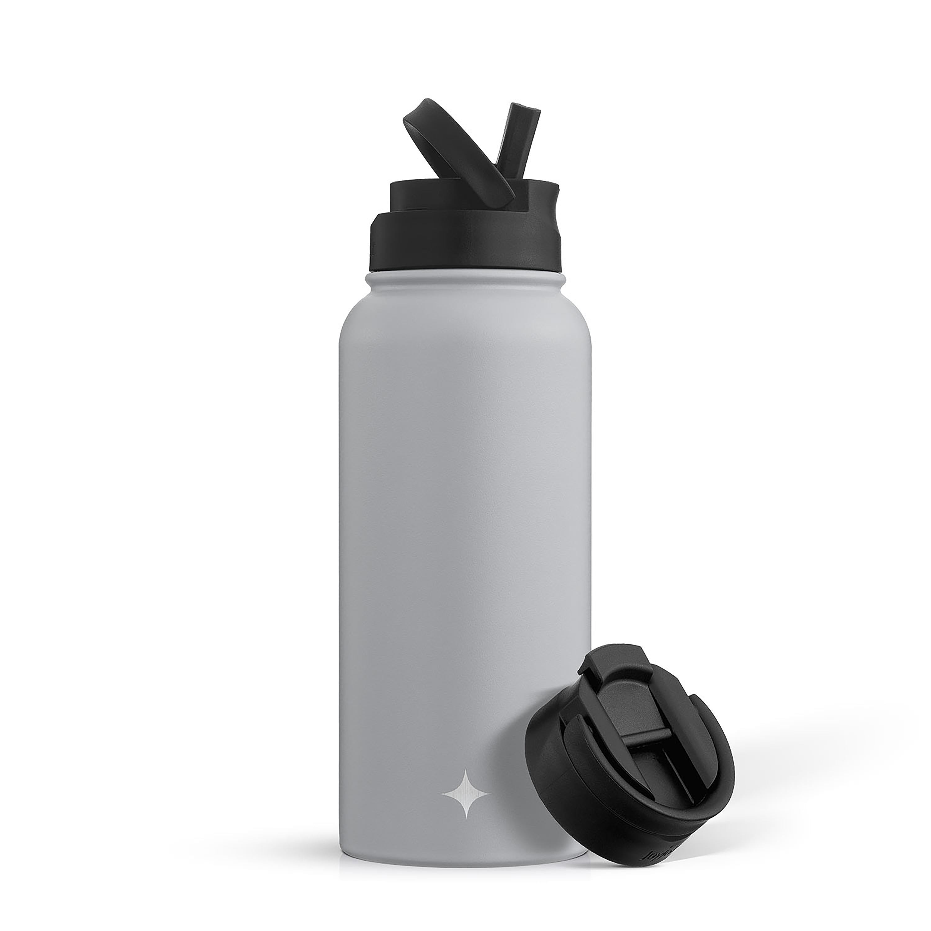 JoyJolt Vacuum Insulated gourde inox 95 cl noire 2 bouchons