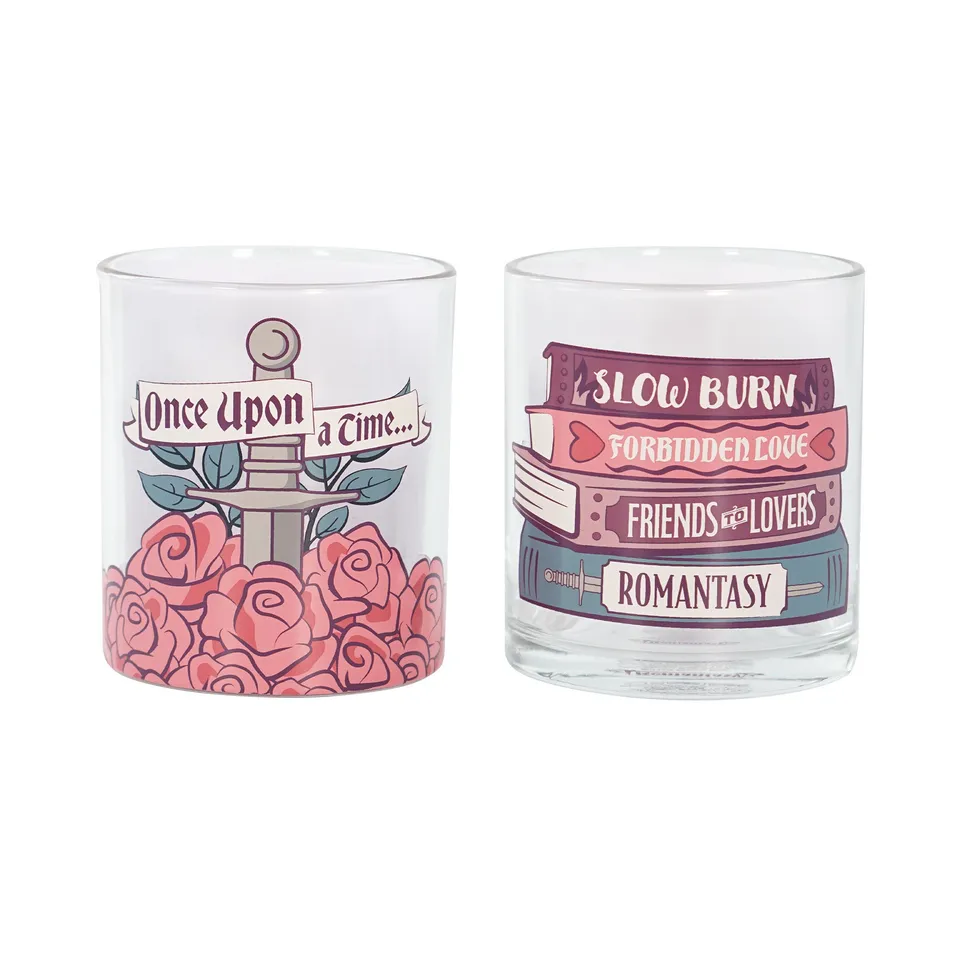 Pulteney Romantasy lot 2 verres tumbler 30 cl violet