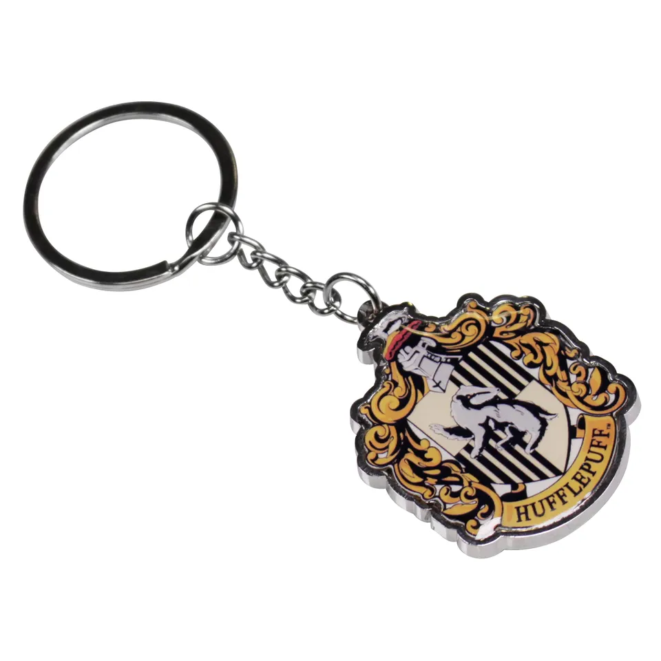 Harry Potter porte-clés métal Poufsouffle jaune