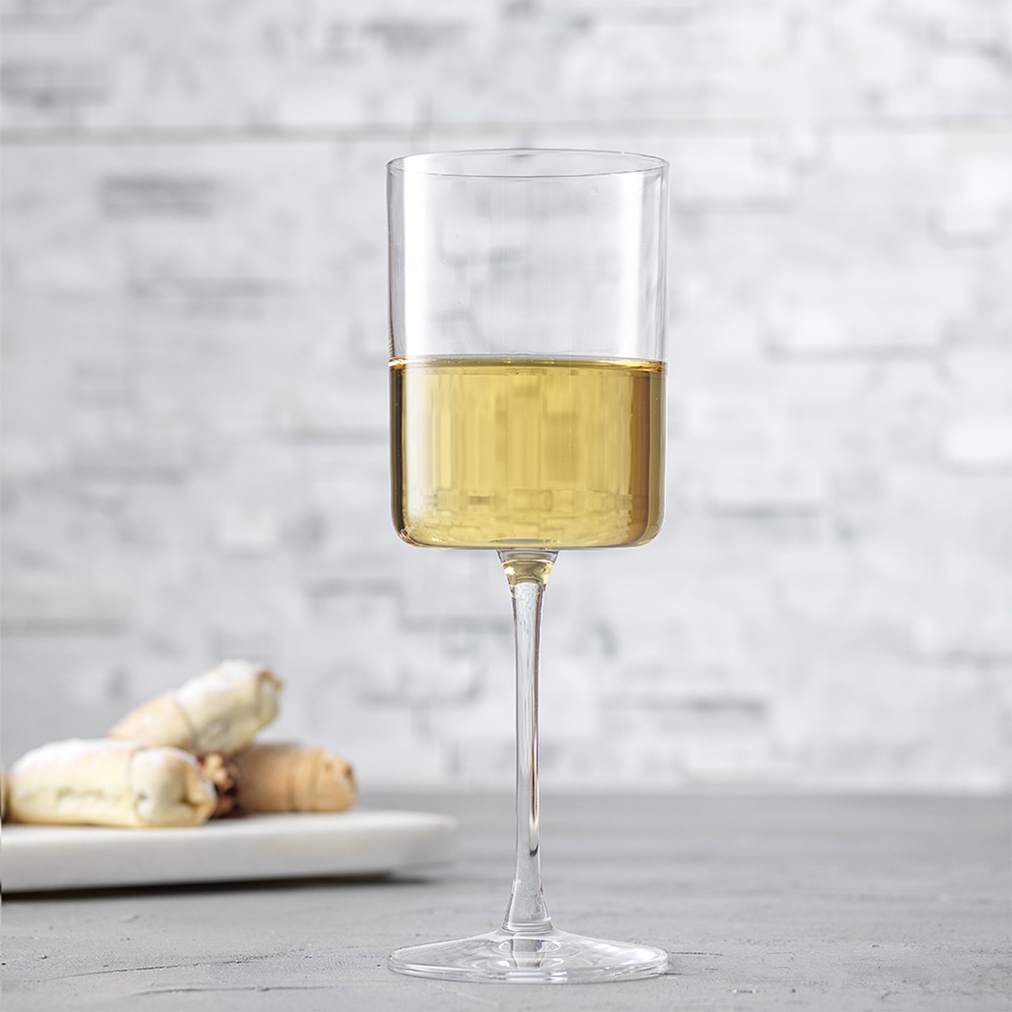 JoyJolt Claire verres à vin blanc lot de 2 34 cl cristal