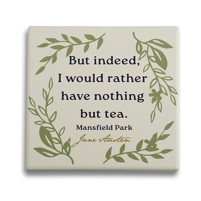 Jane Austen Mansfield Park dessous de verre céramique