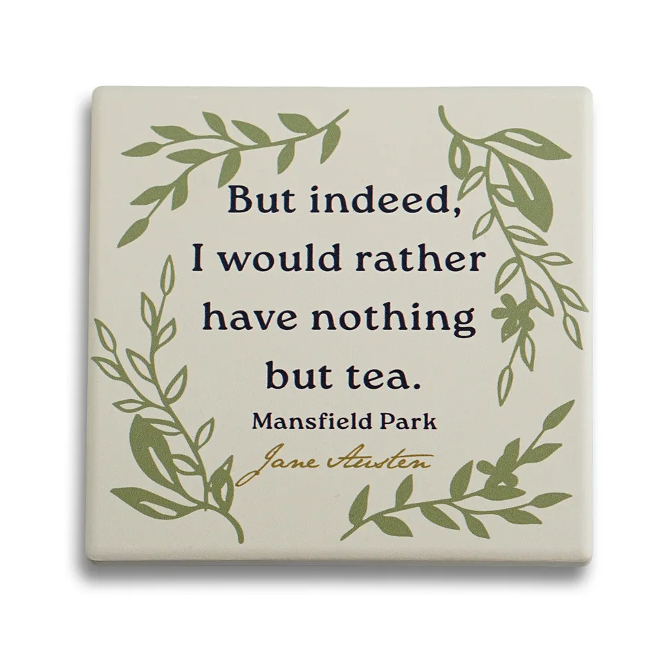 Jane Austen Mansfield Park dessous de verre céramique