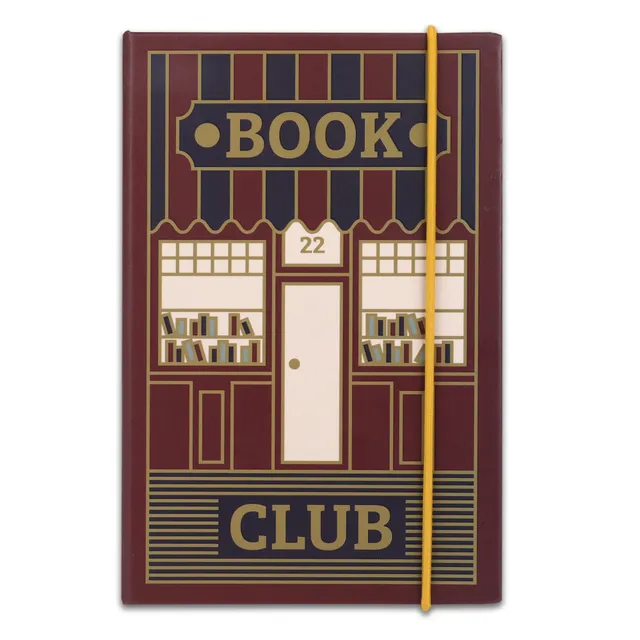 Pulteney Press Book Club carnet avis lecture A6 rouge