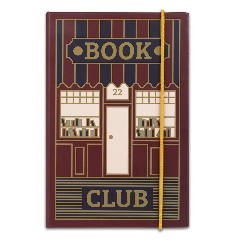Pulteney Press Book Club carnet avis lecture A6 rouge