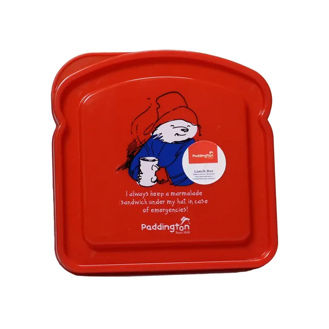 HMB Paddington Bear boîte sandwich rouge enfant