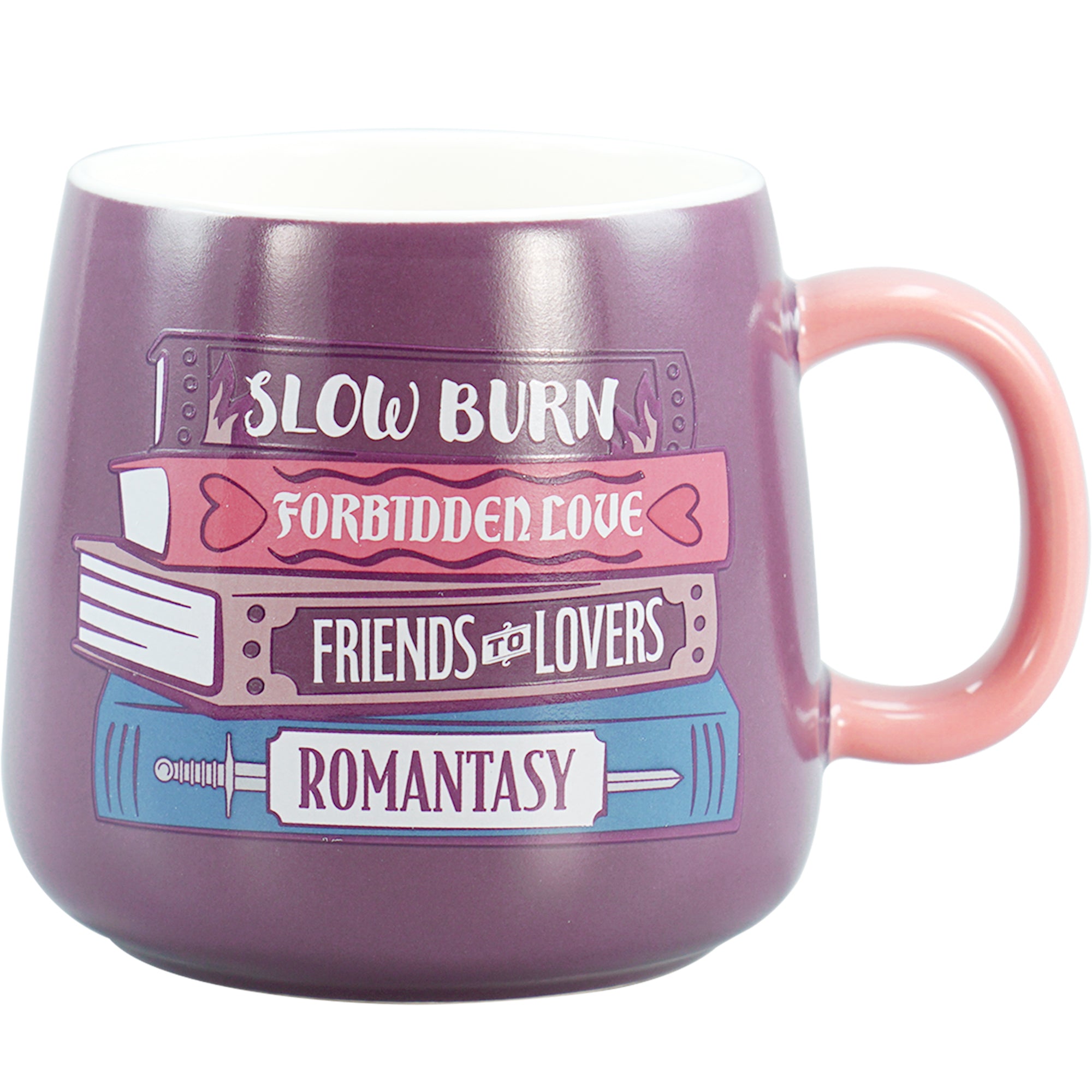 Pulteney Press Romantasy mug 37 cl violet ovale