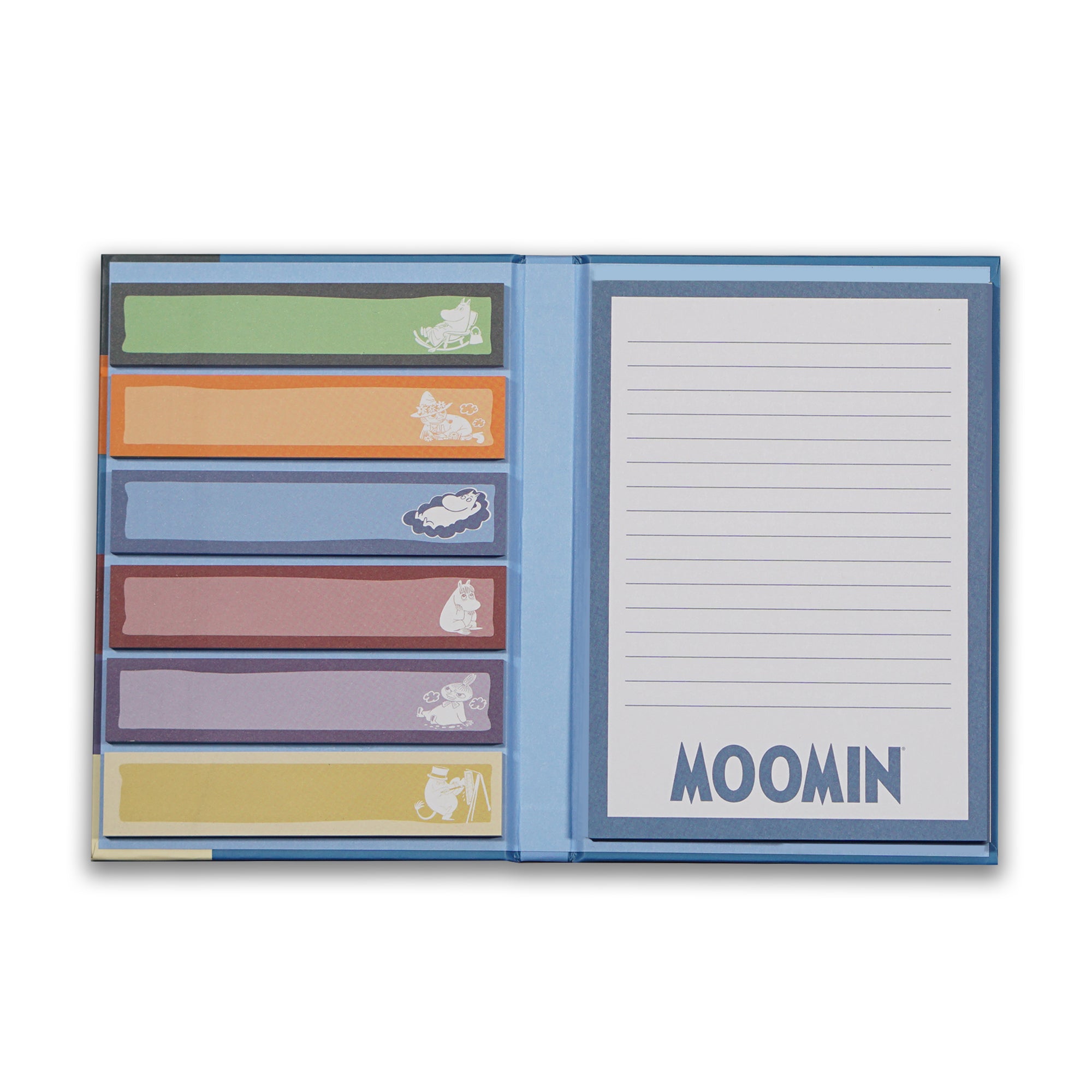 Moomin Daydreaming sticky notes A6 papier bleu