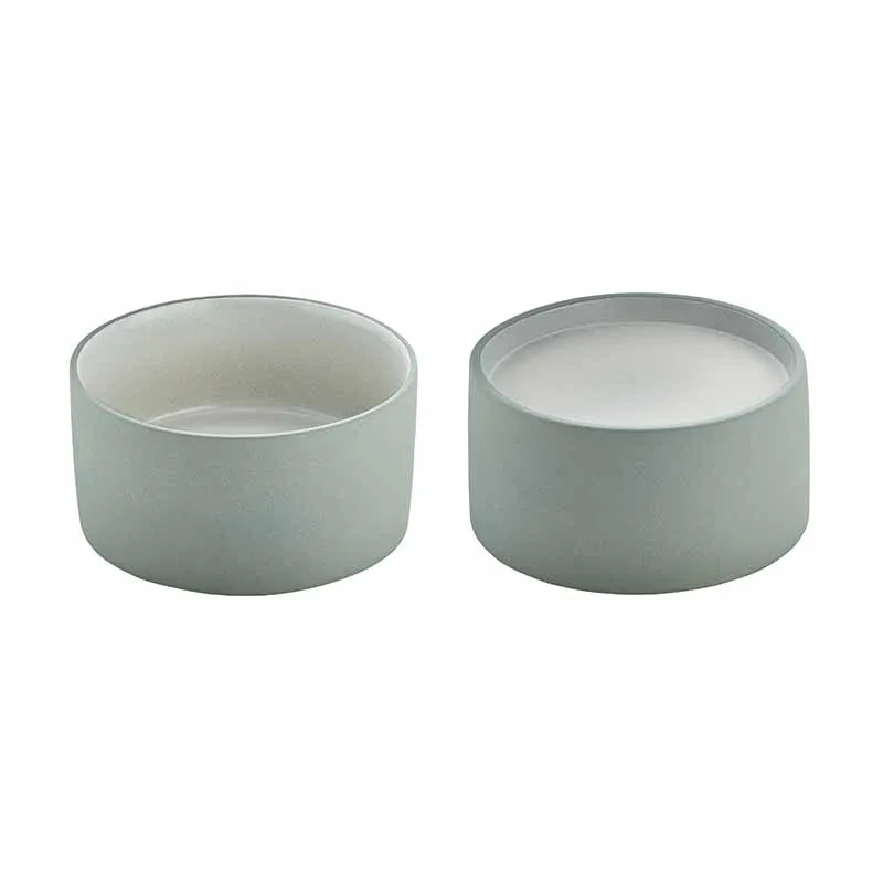 Artis 2in1 bol 16 cm gris blanc apéro