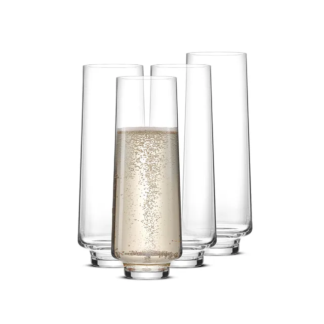 JoyJolt Sidney verres champagne sans pied 27 cl lot 4