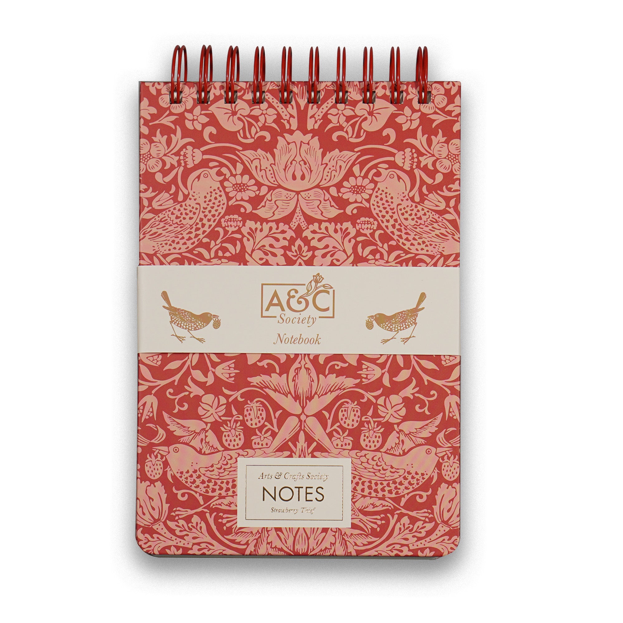 HMB Arts & Crafts carnet spirale A5 framboise