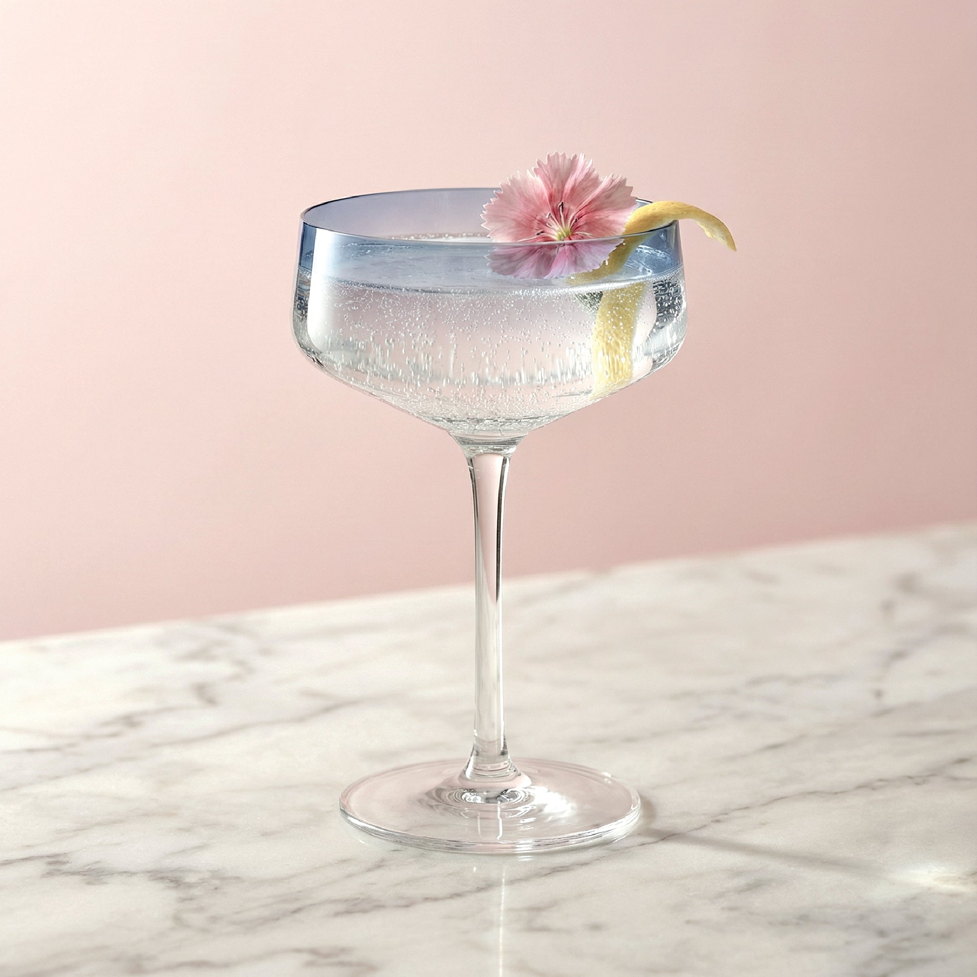 JoyJolt Sidney Blue Ombre coupes cocktail 24 cl lot 4