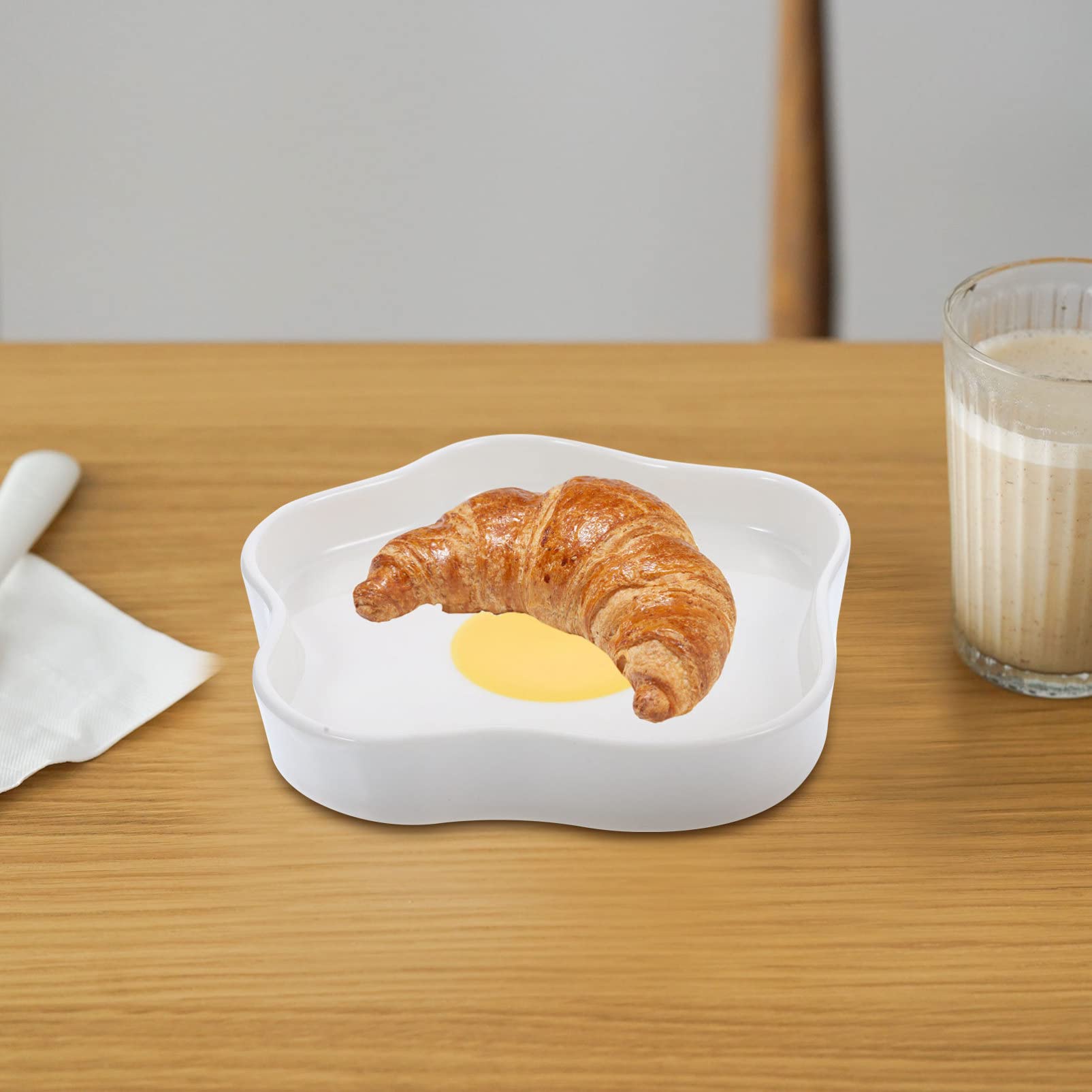 Alipis assiette céramique oeuf plat 15 cm apéro