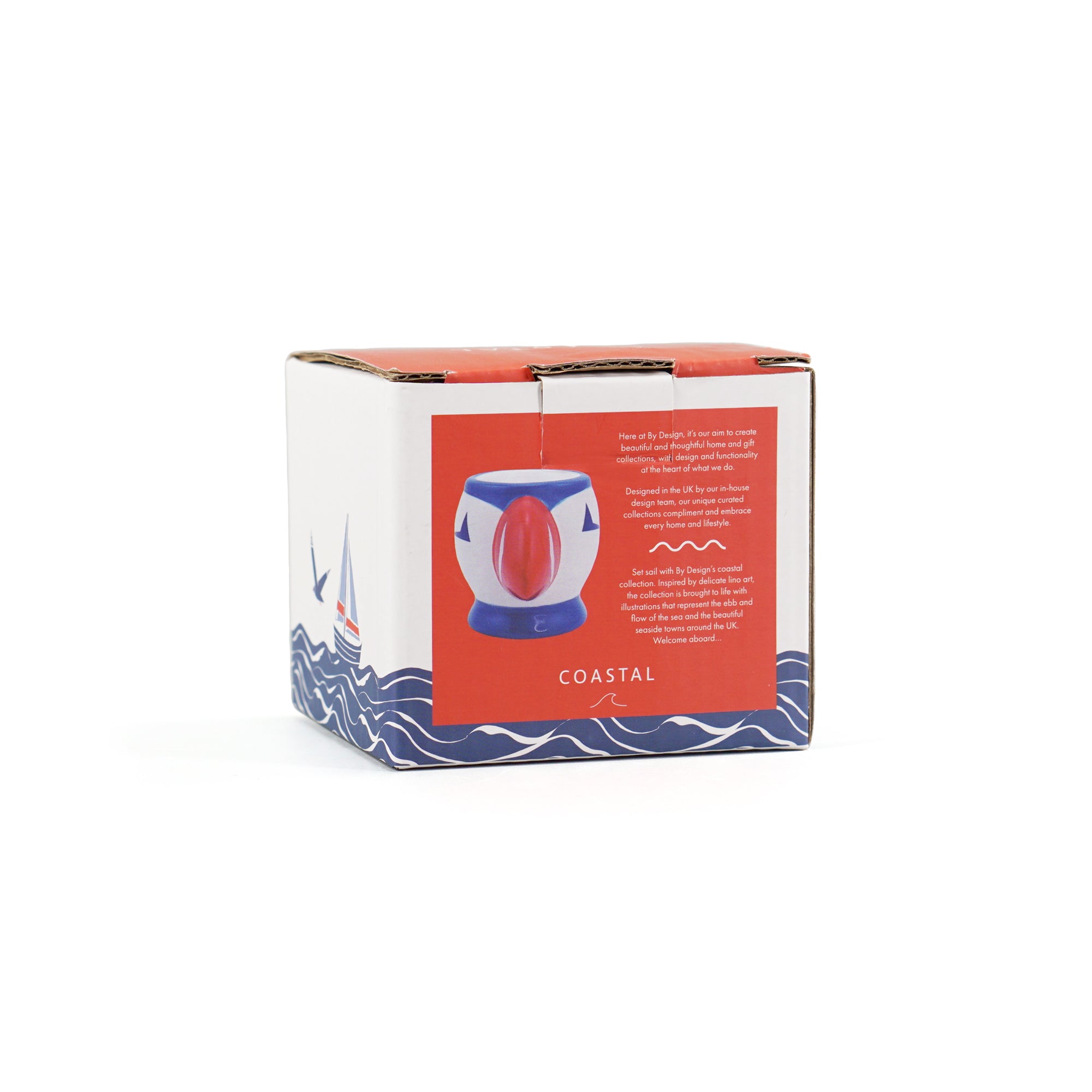 HMB Coastal Puffin coquetier céramique en coffret