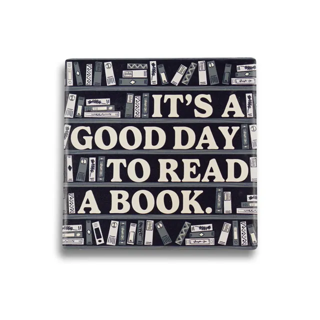 Pulteney Press Good Day dessous de verre céramique bleu
