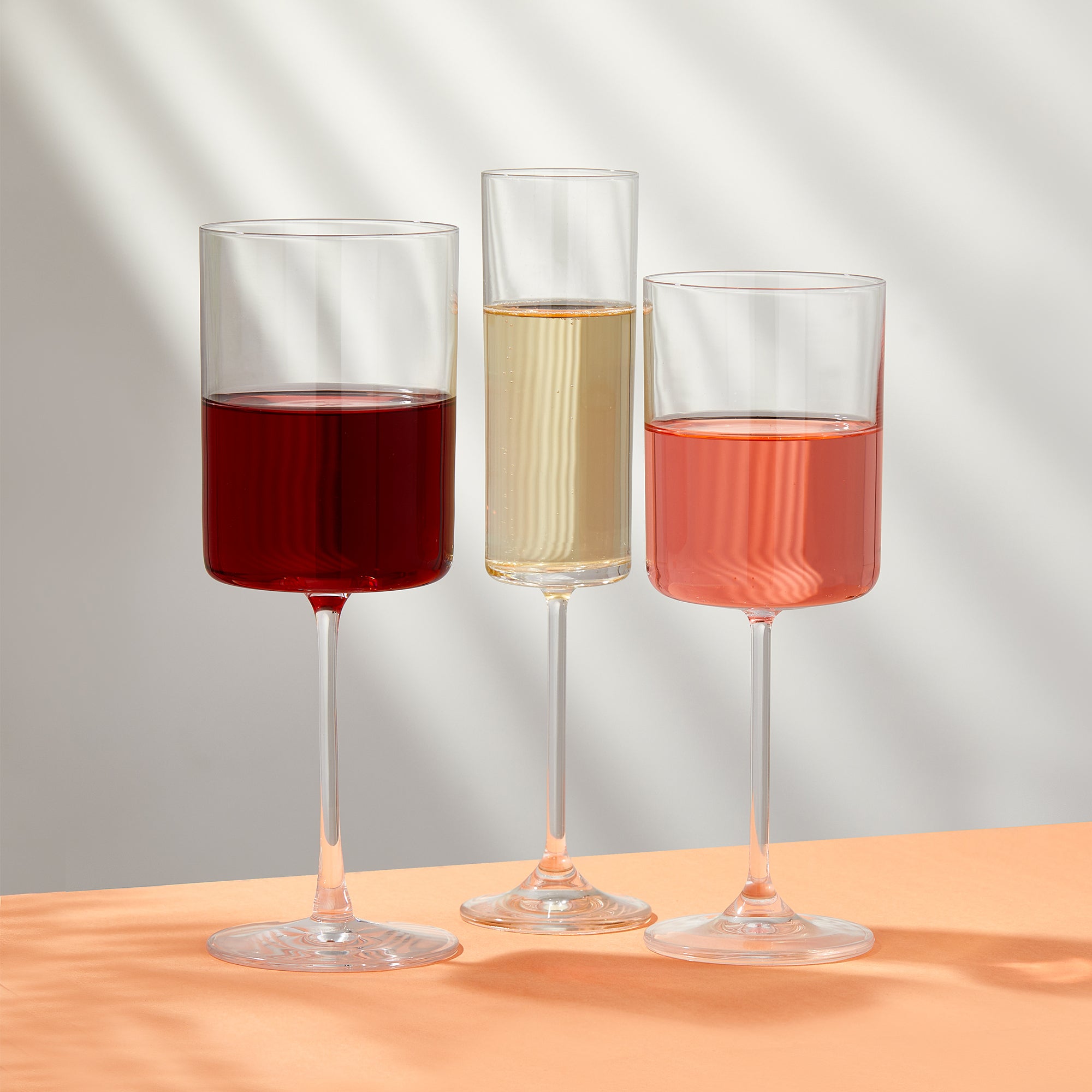 JoyJolt Claire verres à vin rouge lot de 2 40 cl cristal