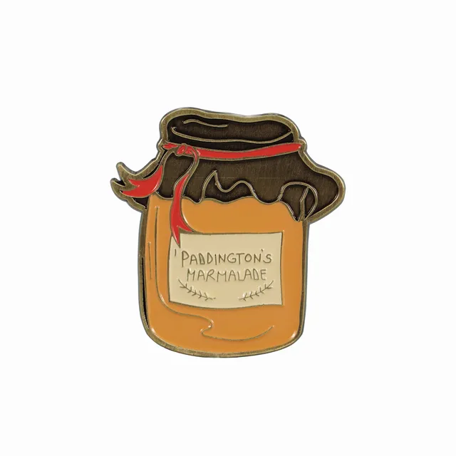 Paddington Marmalade pin's émail orange 3,8 cm