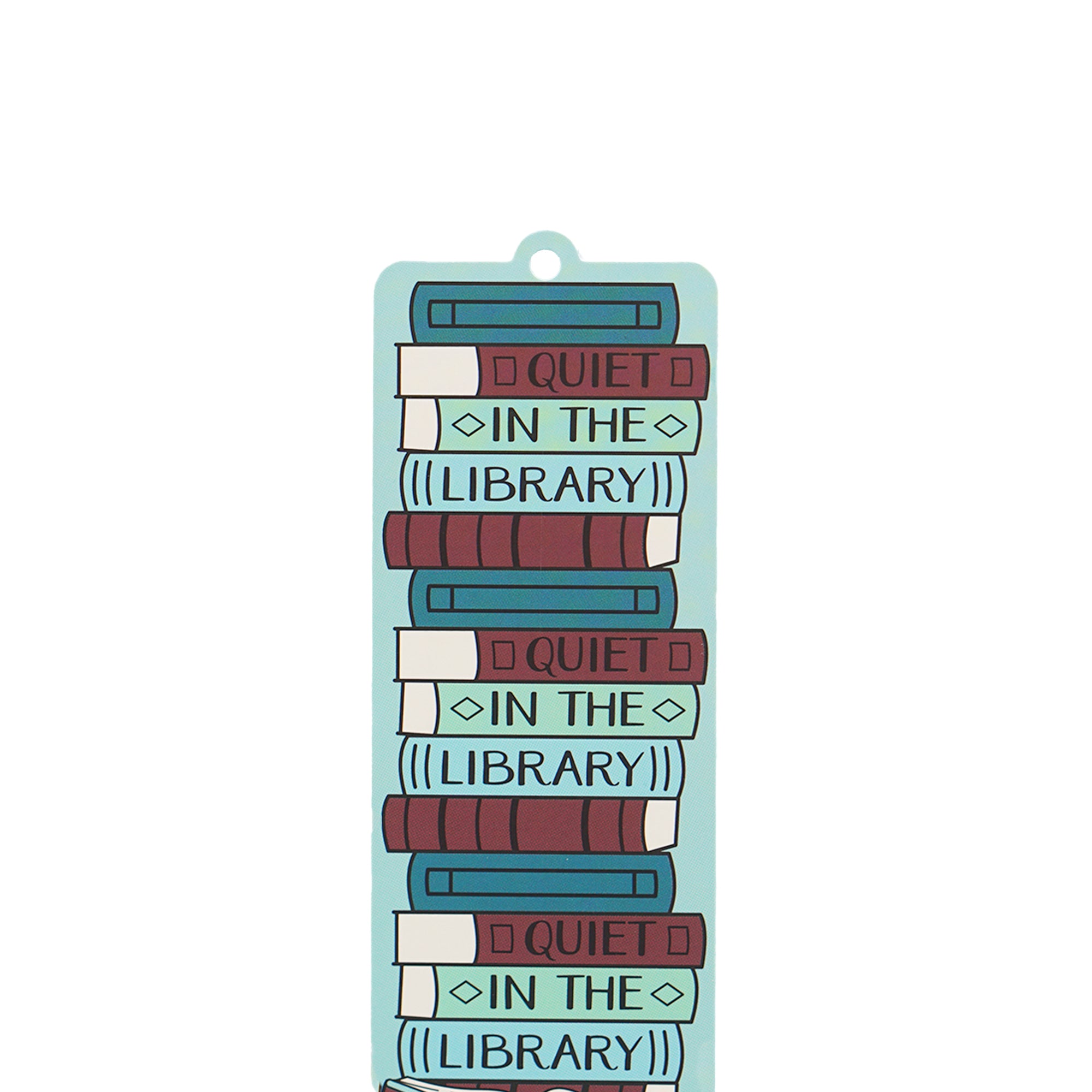 Pulteney Press Quiet marque-page papier breloque bleue