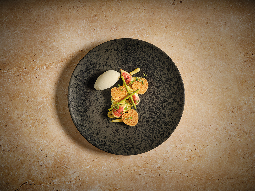Artis Sandstone assiette noire 30,1 cm grès