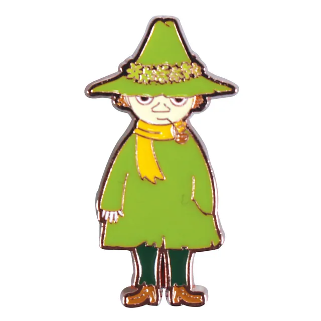 Moomin Snufkin pin's badge émail vert