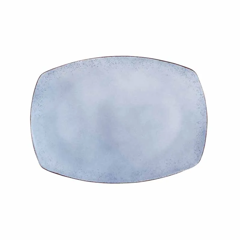 Artis Modern Rustic assiette rectangulaire bleu 28x18 cm
