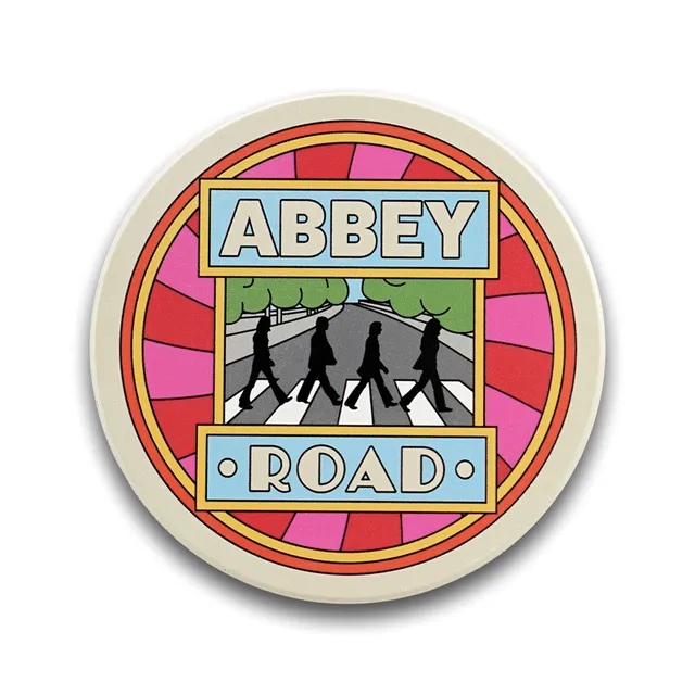 HMB Beatles Abbey Road CST1BTS10 dessous de verre rond