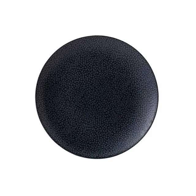 Artis Purity Pearls Dark assiette 27 cm noire